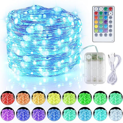 Christmas Twinkle Lights, 33ft Waterproof for Backyard