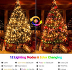 Battery Christmas Lights, 33ft Warm White 8-Mode