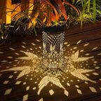 4-Pack Hummingbird Solar Lanterns, Waterproof LED Garden Lights
