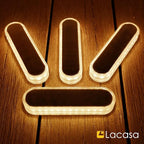 Solar Deck Lights 4-Pack, Waterproof LED