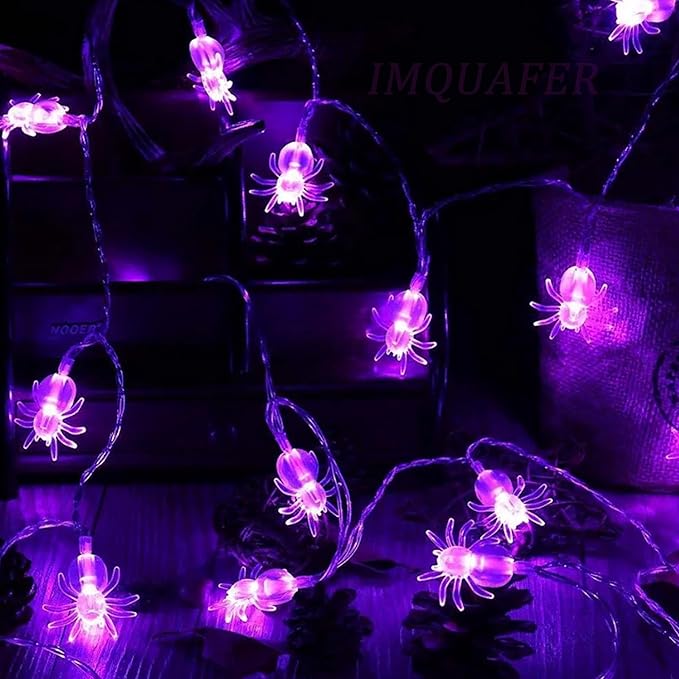 10ft Christmas LED String Lights, Waterproof Timer Lights