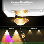 12-Pack Fence Solar Lights, Waterproof LED