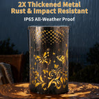 Butterfly Solar Lantern Set, Elegant Yard Lighting