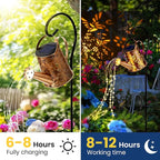 Solar Moroccan Hanging Pendant Lantern, Waterproof