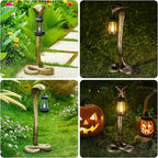 Snake Solar Lawn Figurine Light, Waterproof