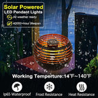 Backyard Solar Garden Lanterns, Decorative Waterproof LED