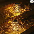 2-Pack Dragonfly Solar Garden Lanterns, Decorative Waterproof LED