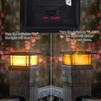 8-Pack Solar Fence Post Lights, Outdoor LED Caps