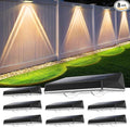 Solar Motion Sensor Step Lights, Waterproof Fence