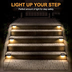 16-Pack Solar Yard Lights, Warm White LED