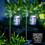 10-Pack Courtyard Solar Lanterns, Waterproof LED Patio Lights
