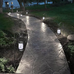 Solar Courtyard Lanterns 4-Pack, Outdoor Hanging LED Decor