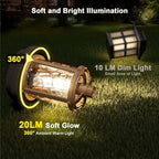 6-Pack Warm White Solar Path Lights, Outdoor Garden LED