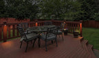 Solar Dock Lights, Black Waterproof LED