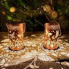 Butterfly Solar Lantern Set 2-Pack, Charming Garden Lighting