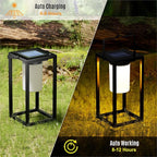 Solar Courtyard Lanterns, Porch Hanging LED Decor