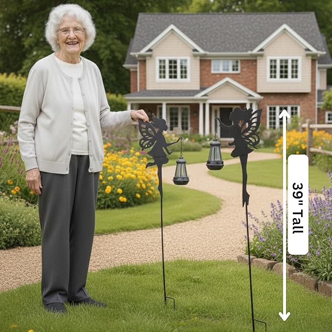 Solar Garden Garden Statue Light, Outdoor Decor