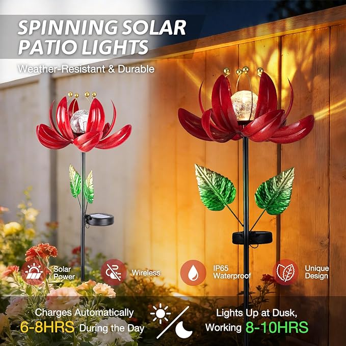 Solar Yard Path Lights, Waterproof