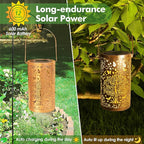 Courtyard Solar Lantern Set, Decorative Porch Lighting