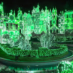 100 LED Christmas Twinkle Lights, 33ft Waterproof for Porch