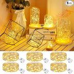 6-Pack Christmas Twinkle Lights, Waterproof for Patio