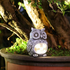 Solar Owl Garden Statue Light, Outdoor Decor