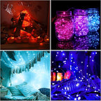 Christmas String Lights, 33ft 100 LED Remote & Timer
