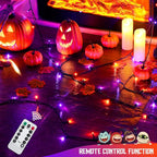 2-Pack Christmas String Lights, 33ft 100 LED Waterproof Twinkle Lights