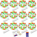 Christmas Patio String Lights 12-Pack, 10ft 30 LED Waterproof