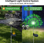 Solar Driveway Path Lights 2-Pack, Waterproof