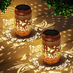 Butterfly Solar Lantern Set, Decorative Garden Lighting