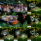 4-Pack Solar Pathway Lights, Waterproof LED Driveway Lights