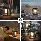 Courtyard Solar Lantern Set, Rustic Porch Lighting