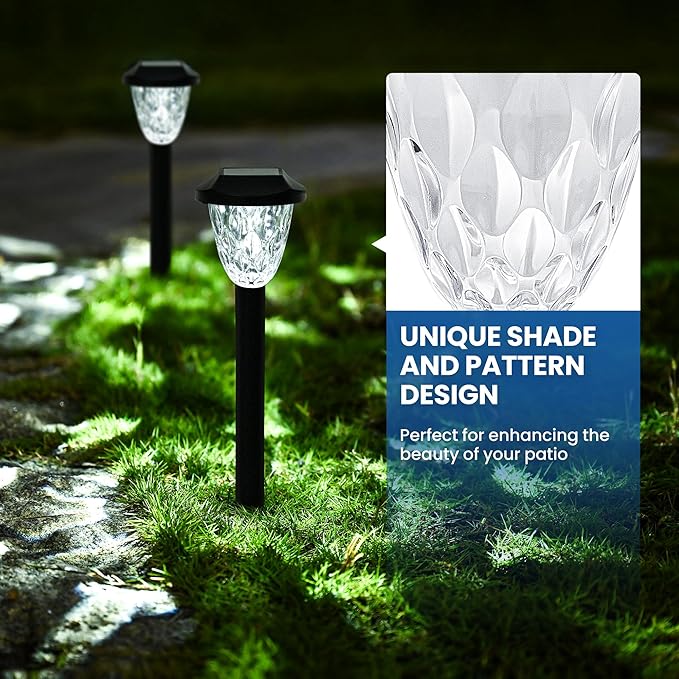 Solar Driveway Path Lights 16-Pack, Waterproof