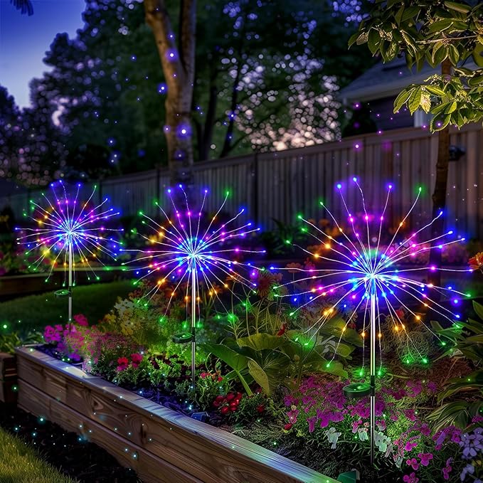 Solar Pathway Lights 4-Pack, Driveway LED