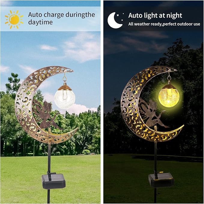 Solar Yard Path Lights, Waterproof