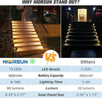 Modern Solar Patio Lights 16-Pack, LED