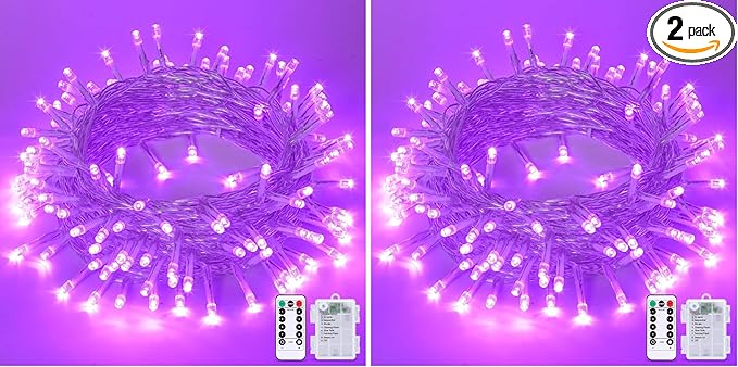 Christmas Fairy Lights, 33ft 100 LED Battery Twinkle Lights
