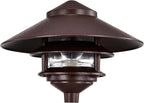 Bronze Solar Path Lights, Outdoor Yard LED