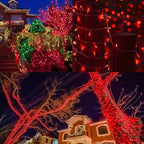 300 LED Christmas Twinkle Lights, 5ft Waterproof for Yard
