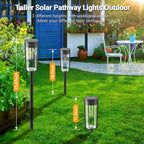 Solar Walkway Path Lights 8-Pack, IP65 Waterproof