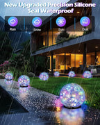 2-Pack Solar Landscape Lights for Driveway