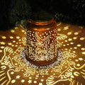 Rustic Hummingbird Solar Lanterns for Garden, Waterproof LED