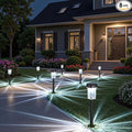 Solar Garden Path Lights 8-Pack, Waterproof