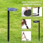 4-Pack Solar Pathway Lights, Waterproof LED Garden Lights