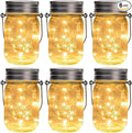 6-Pack LED Patio String Lights, Waterproof Outdoor