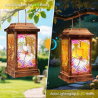 Classic Dragonfly Solar Lanterns for Yard, Waterproof LED