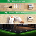 Sleek Solar Yard Lights 12-Pack, LED
