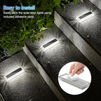 Solar Dock Lights 4-Pack, Waterproof LED