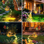 Solar Crackle Lanterns, Patio Hanging LED Decor